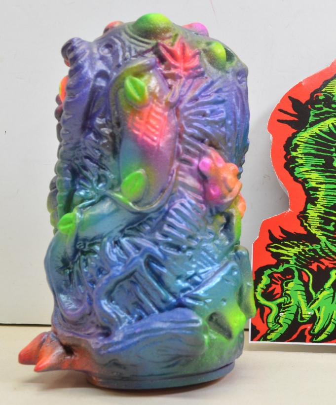 MAN-THING Sofubi Designer Vinyl Art Toy Custom Paint RessinBlood