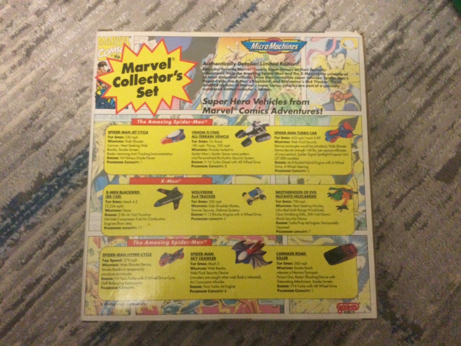 Micro Machine Marvel Collectors Set Amazing Spider-Man 1993