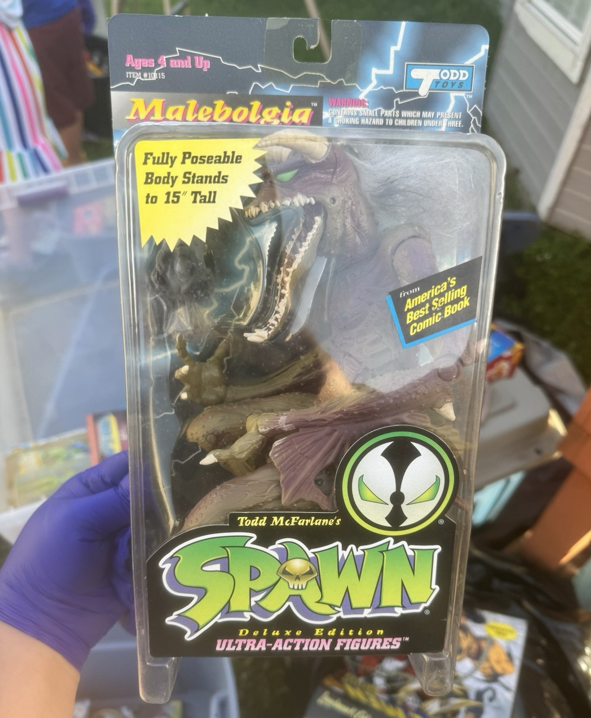 Todd Toys Spawn Malebolgia Deluxe 15 in Action Figure Fully Poseable Mouth 1995