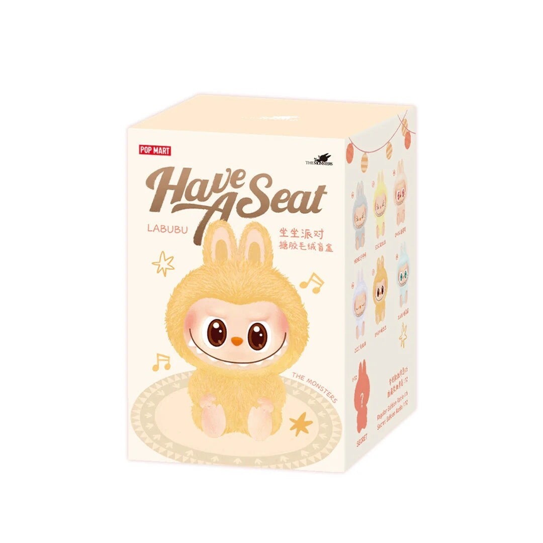 AUTHENTIC POP MART LABUBU THE MONSTERS HAVE A SEAT (VINYL FACE BLIND BOX)