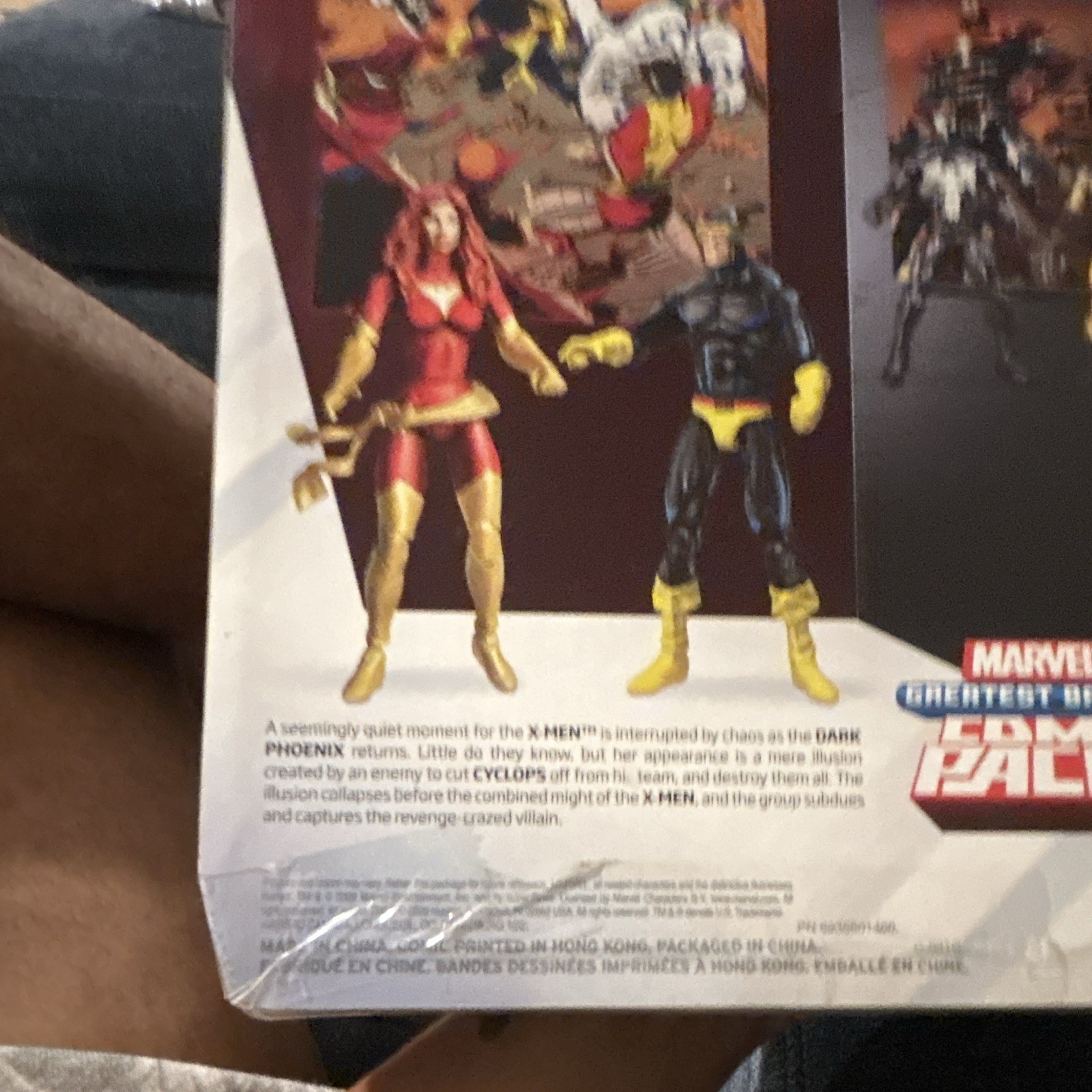 Marvel X-Men Cyclops & Dark Phoenix Action Figures Boxed w/Comic