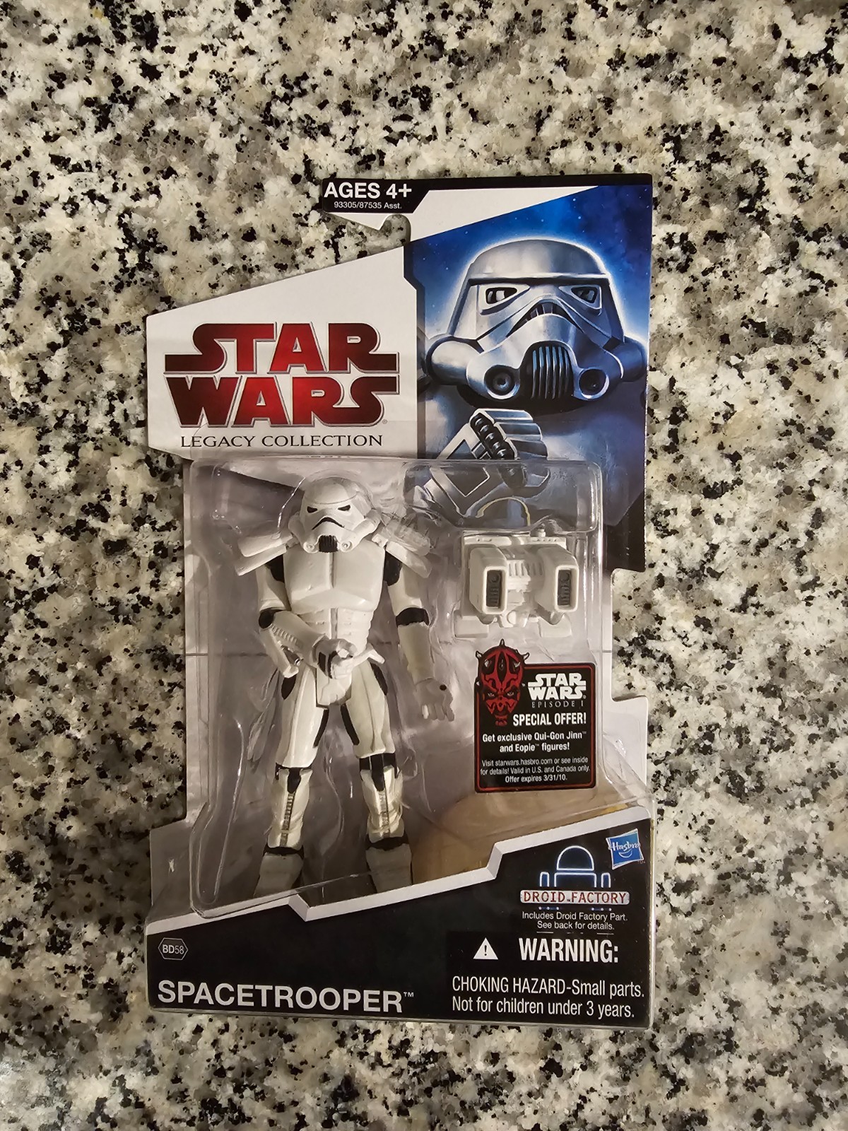 Spacetrooper BD58 2009 STAR WARS Legacy Collection Sealed NEW MIB Unused