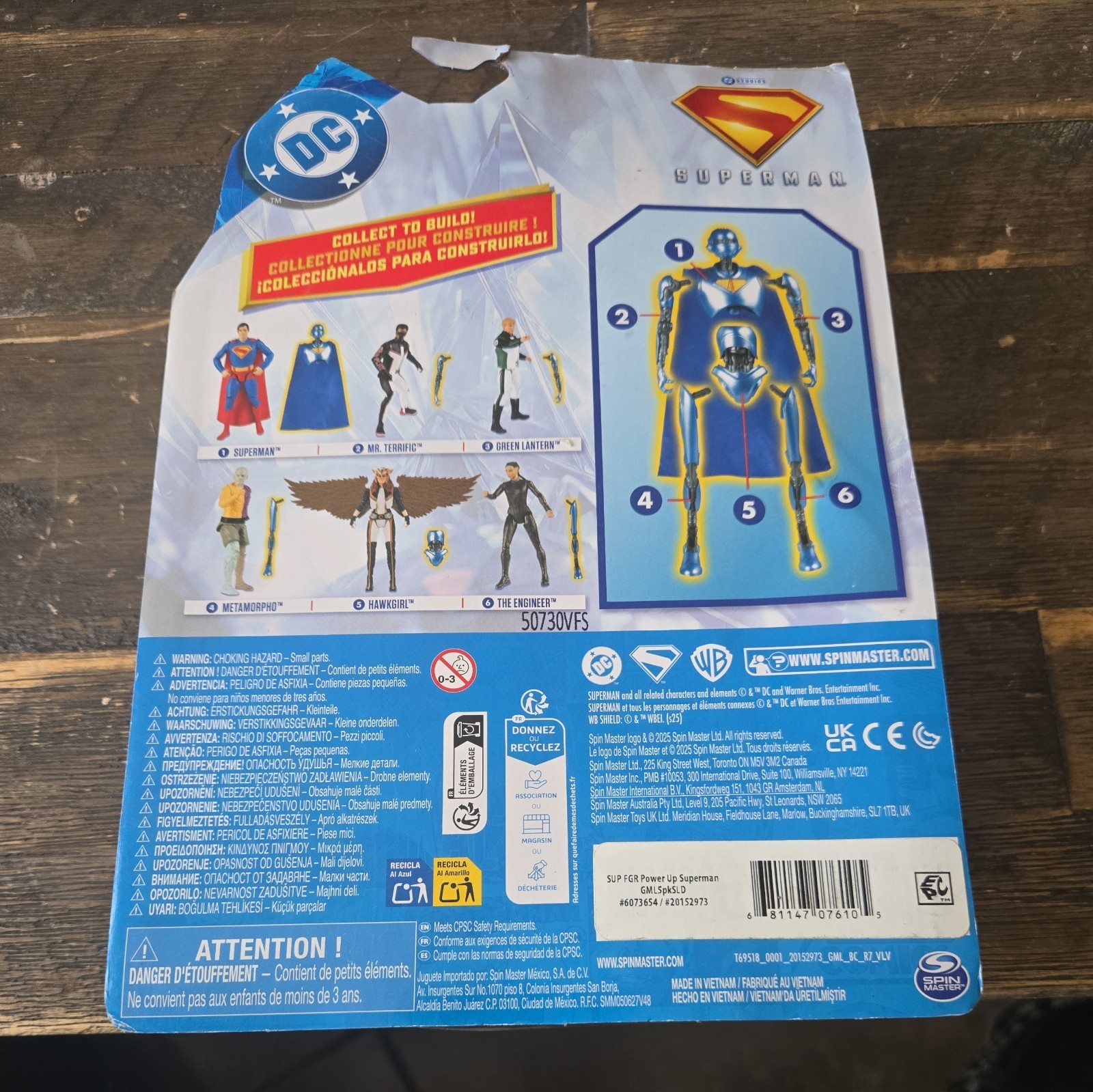 DC Comics SUPERMAN, Superman 6-inch Action Figure, for Ages 4 and up