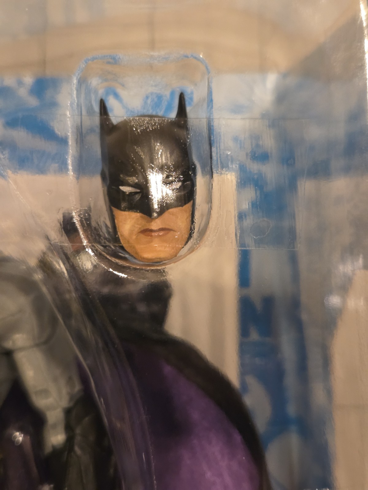 DC Mcfarlane Multiverse Batman Rebirth #1 Gold Label Unmasked