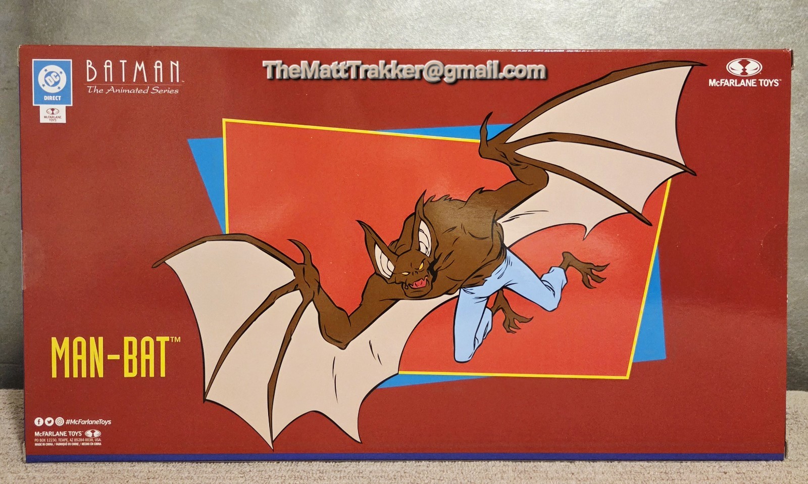 McFarlane Batman The Animated Series Man-Bat Gold Label DC Multiverse New!!