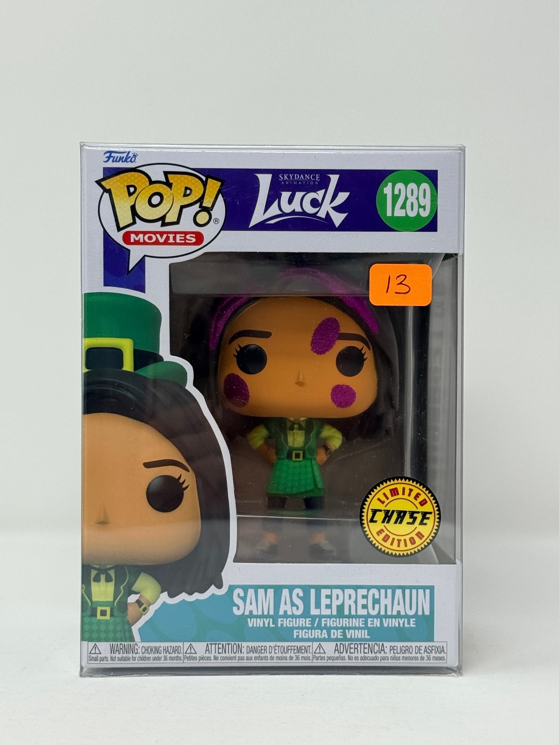Funko Pop! Sam as Leprechaun Luck Skydance Animation Chase Vinyl Figure #1289