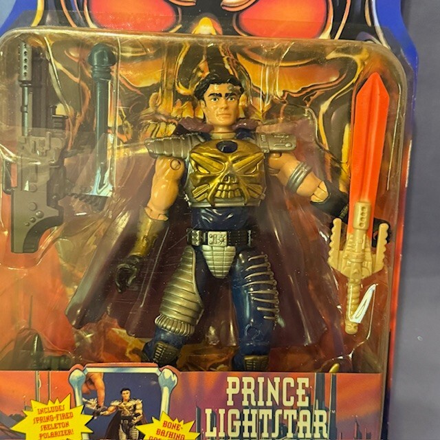 Vintage Prince Lightstar Skeleton Warriors Figure 1994 Playmates MOC Sealed Hero