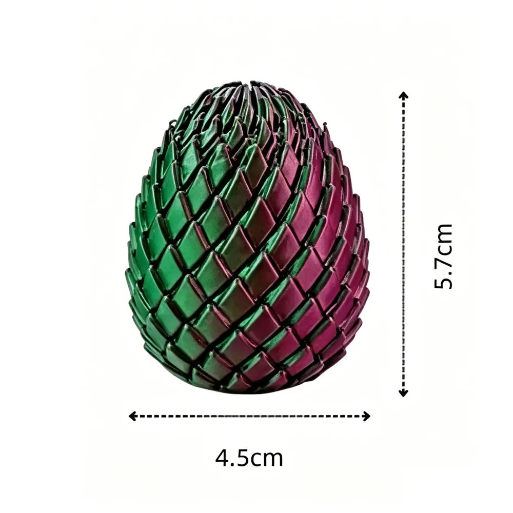 3D Printing Dragon Egg Stress Relief Model, Deformable Twist Egg, Creative Stres