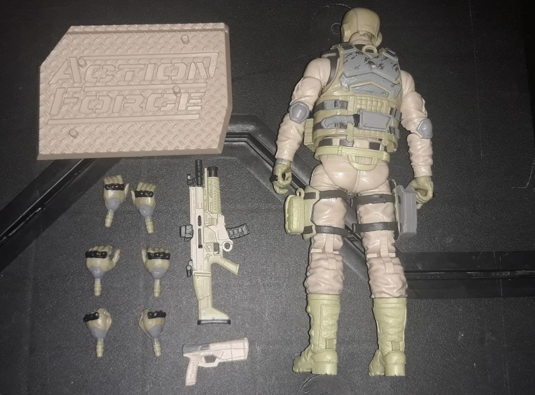 Valaverse Action Force series 4 Desert Steel Brigade