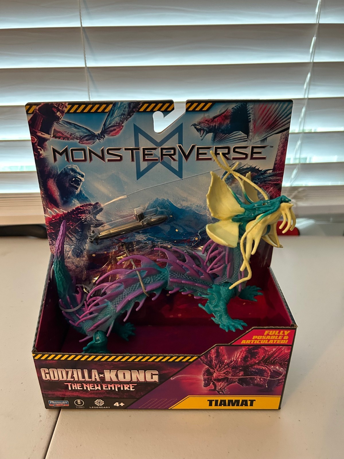 Godzilla x Kong The New Empire Tiamat Figure w Submarine 6&Prime; Figure NEW 2024