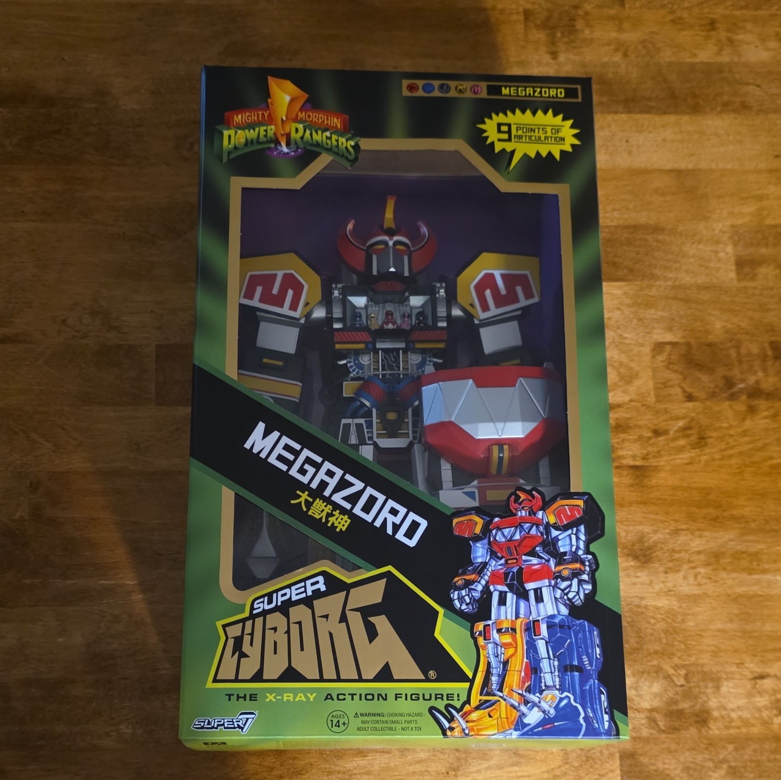 Super7 Super Cyborg Megazord X-Ray Action Figure w/ Sword 11&Prime; Age 14+