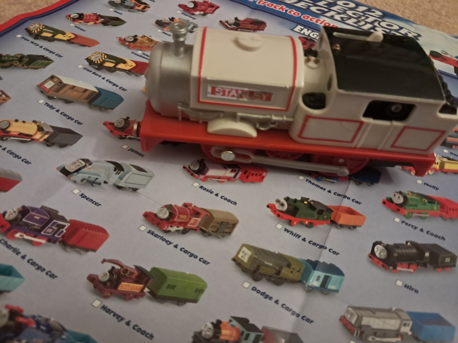 Stanley Thomas the Train with 2012 checklist