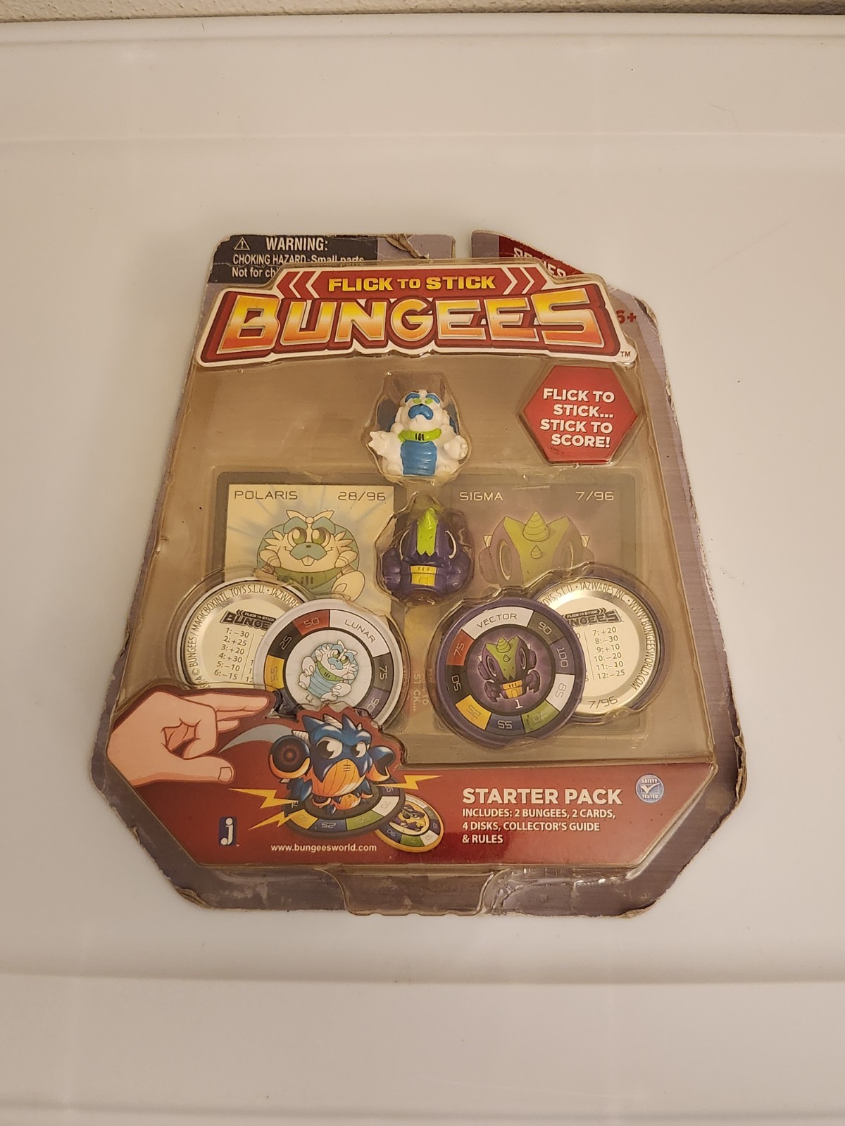 Starter FLICK TO STICK TO SCORE SERIES 1 Polaris & Sigma New Sealed Jazwares Toy