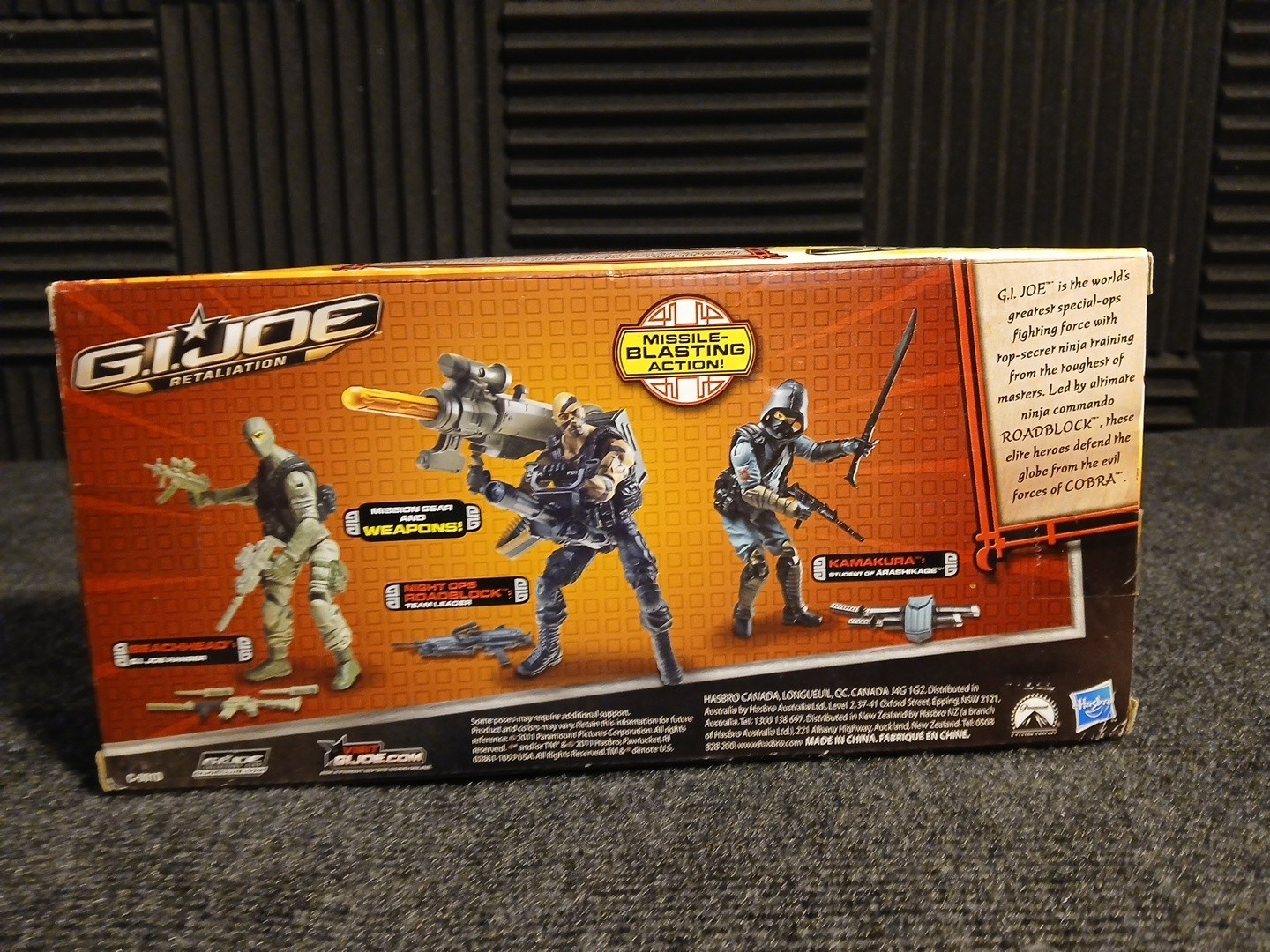 Hasbro 2012 GI Joe Retaliation Tactical Ninja Team Action Figure Set Unused