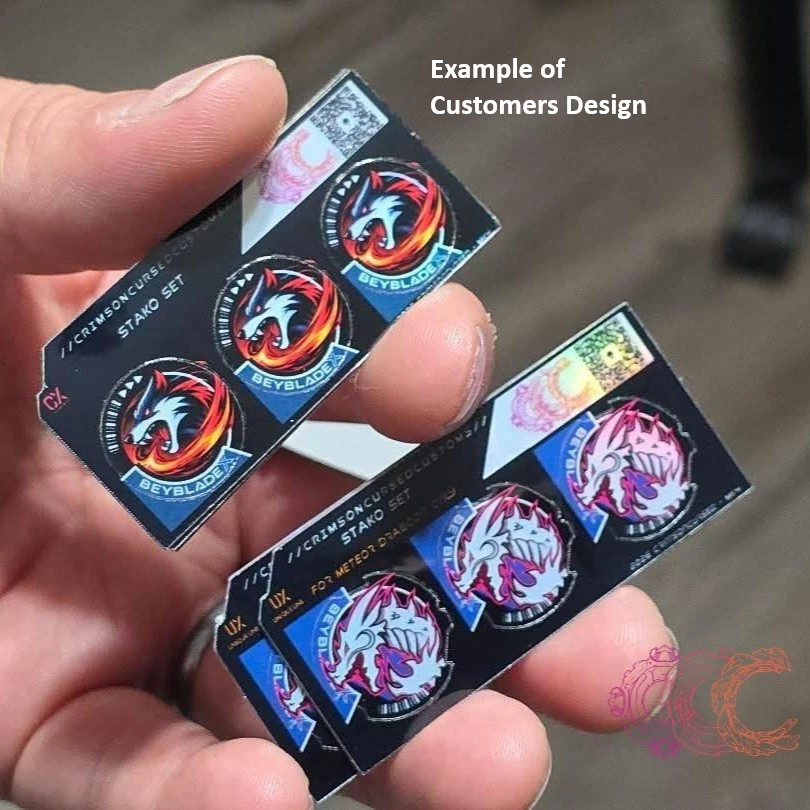 Beyblade X Sticker Print Service