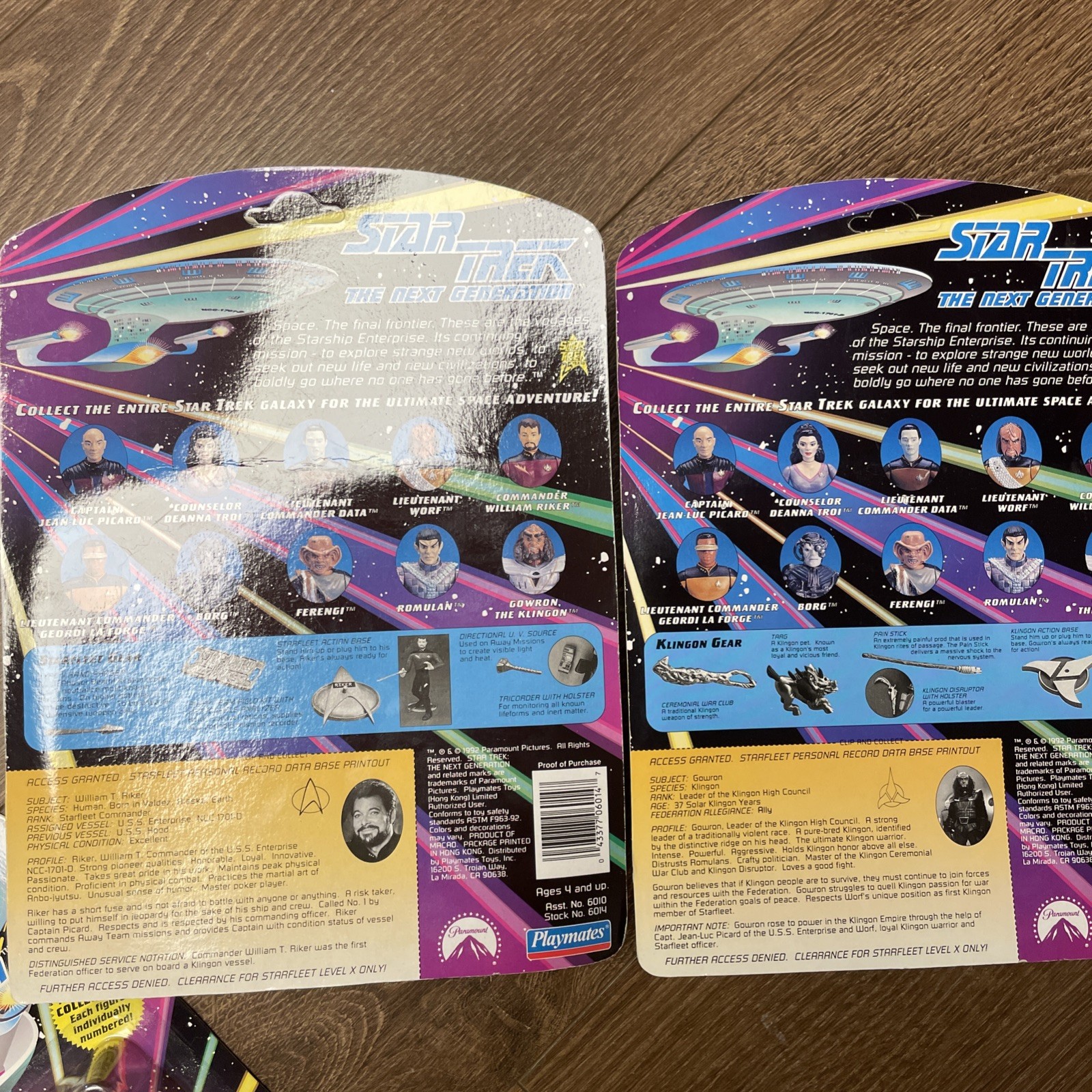 Complete Unopened STAR TREK The Next Generation Final Frontier Set Playmates