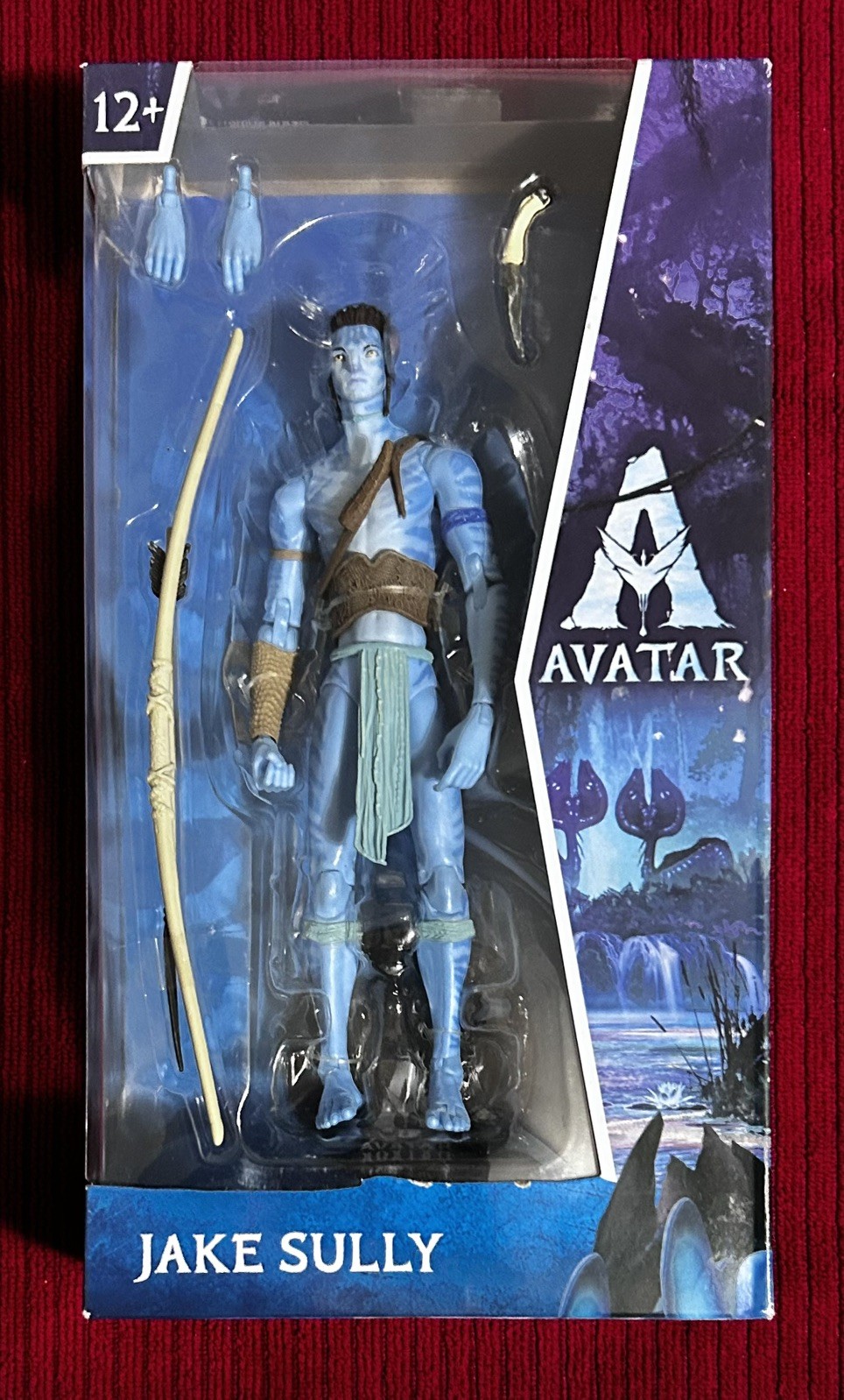 Jake Sully in Metkayin Avatar: Fire and Ash 7&Prime; Figure