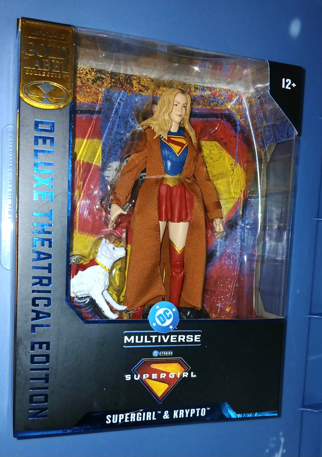 McFARLANE GOLD LABEL DELUXE THEATRICAL EDITION SUPERGIRL & KRYPTO 7&Prime; FIGURE 2026