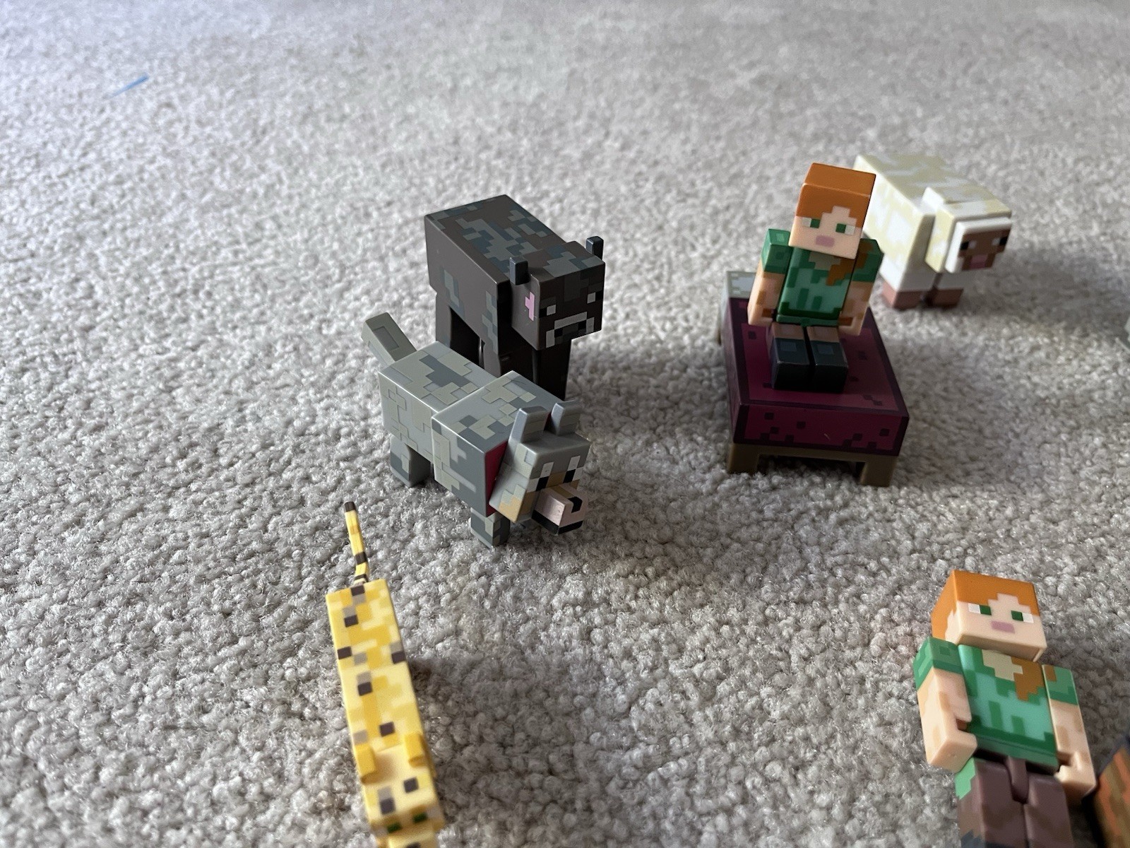 minecraft figures lot