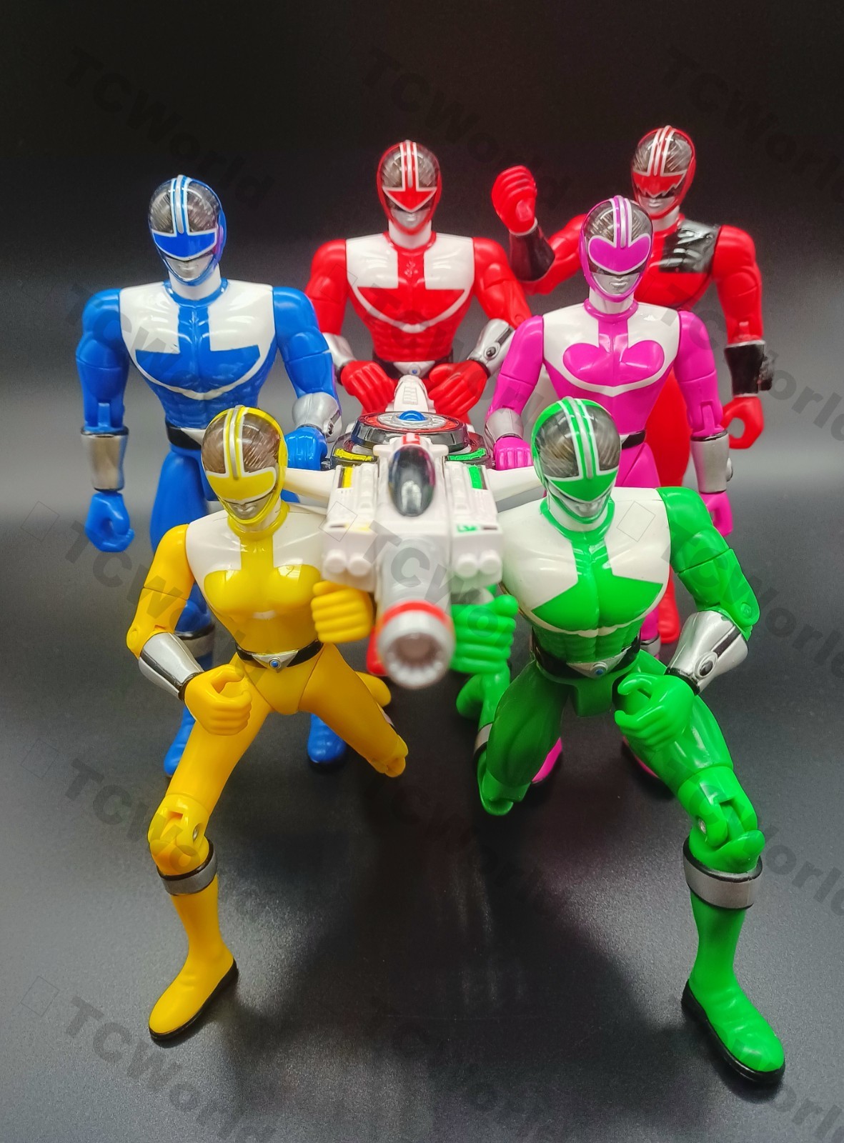 Power Rangers Time Force 5 “Time Force Rangers ” (Complete Base Set)
