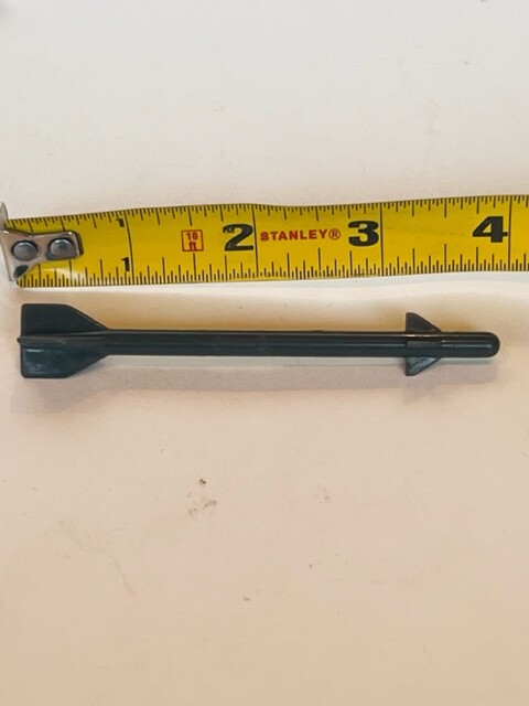 Gi Joe part accessory weapon missile Dragonfly gray Hasbro vtg figure toy 1983