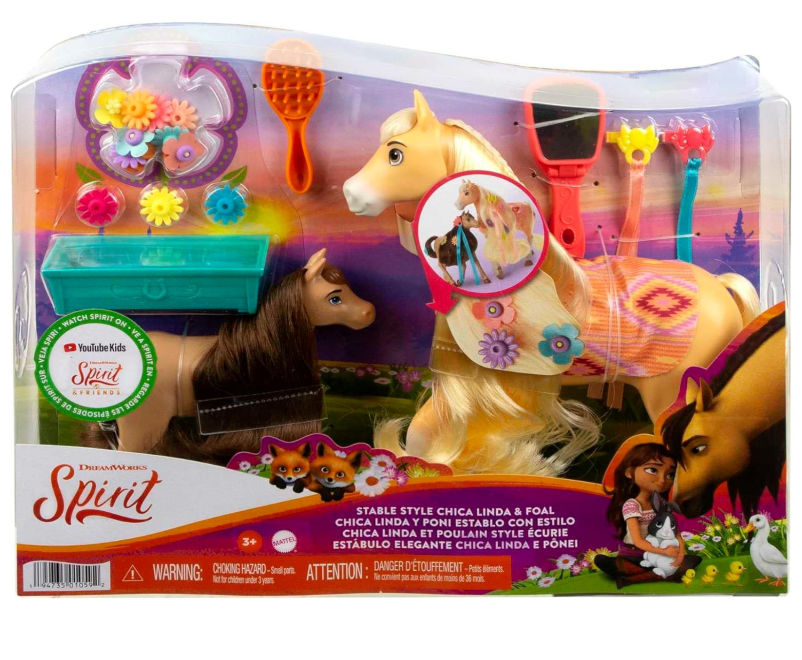 Dreamworks-Spirit Stable Style Chica Linda (8 in), Foal Figure & Accessories