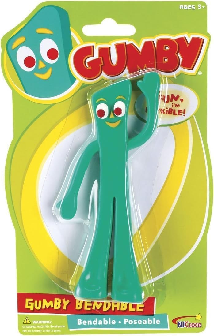 Gumby 6&Prime; Bendable & Posable Figure Fun Nostalgic for All Ages 3 and Up