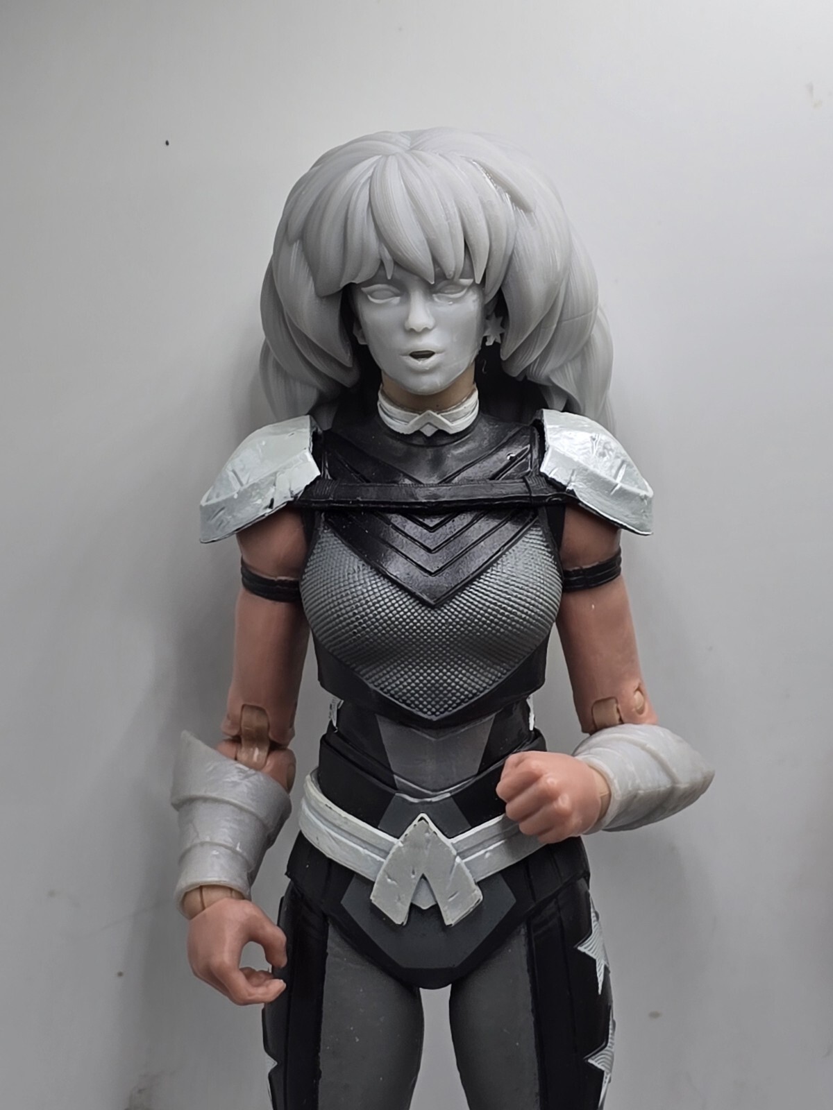 3d Printed PINK SINGER JEM LARGE Head 1:10 7&Prime; Select DC MULTIVERSE Scale