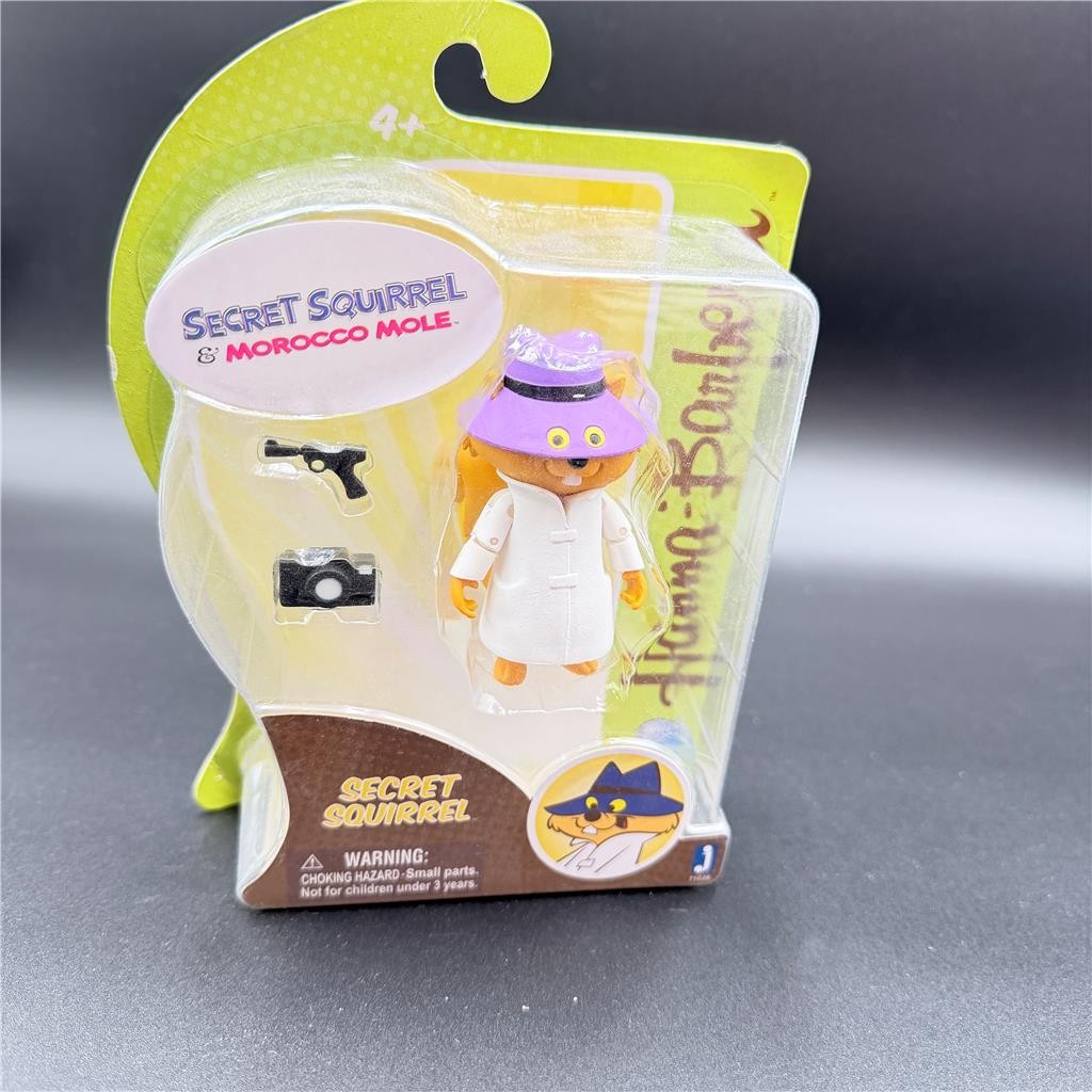 WB/ Hanna-Barbera- Secret Squirrel & Morocco Mole by Jazwares! 3&Prime; Figure
