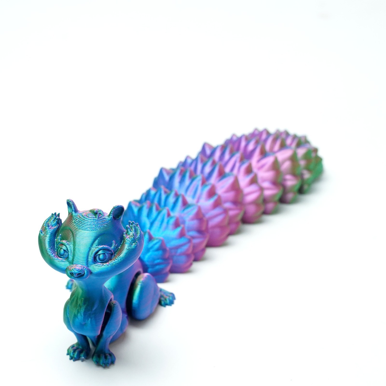 3D Printed Squirrel Model,Articulated Animals figure,Fidget Toys Home Decor