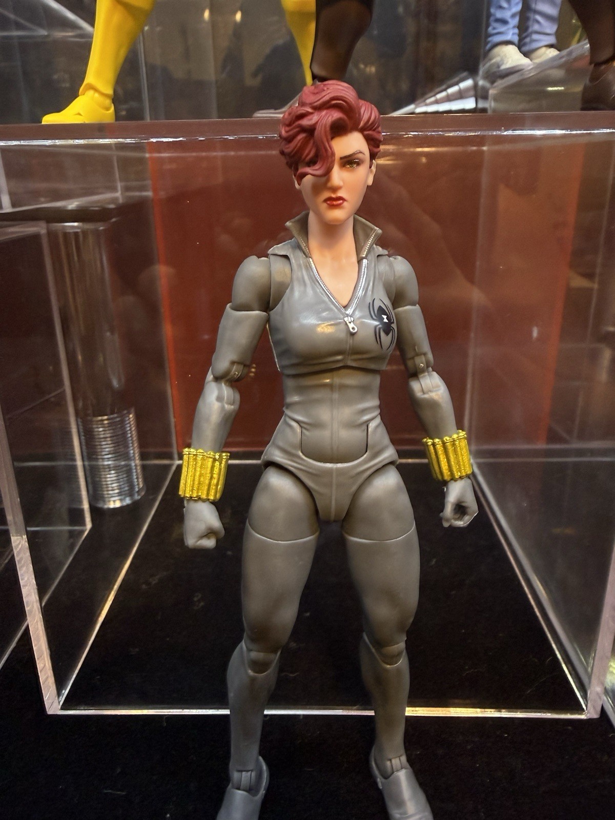 Marvel Legends Black Widow Action Figure Retro Card Version Grey Suit