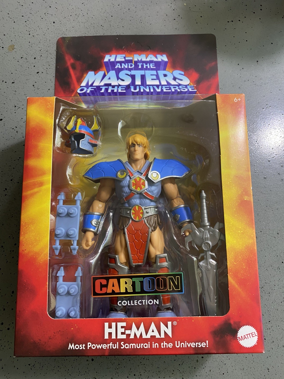 Mattel Masters of the Universe Cartoon Collection Samurai He-Man New Unpunched