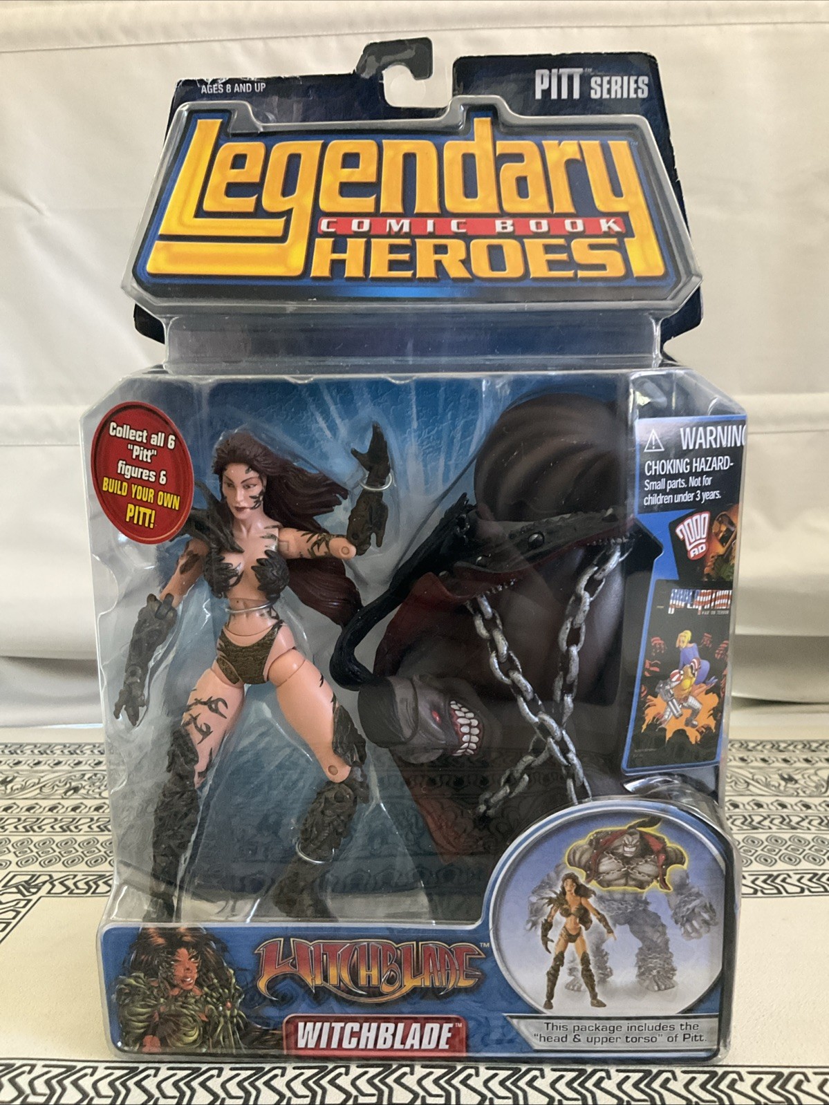 2007 MARVEL LEGENDARY COMIC BOOK HEROES PITT BAF WITCHBLADE 6” FIGURE SEALED