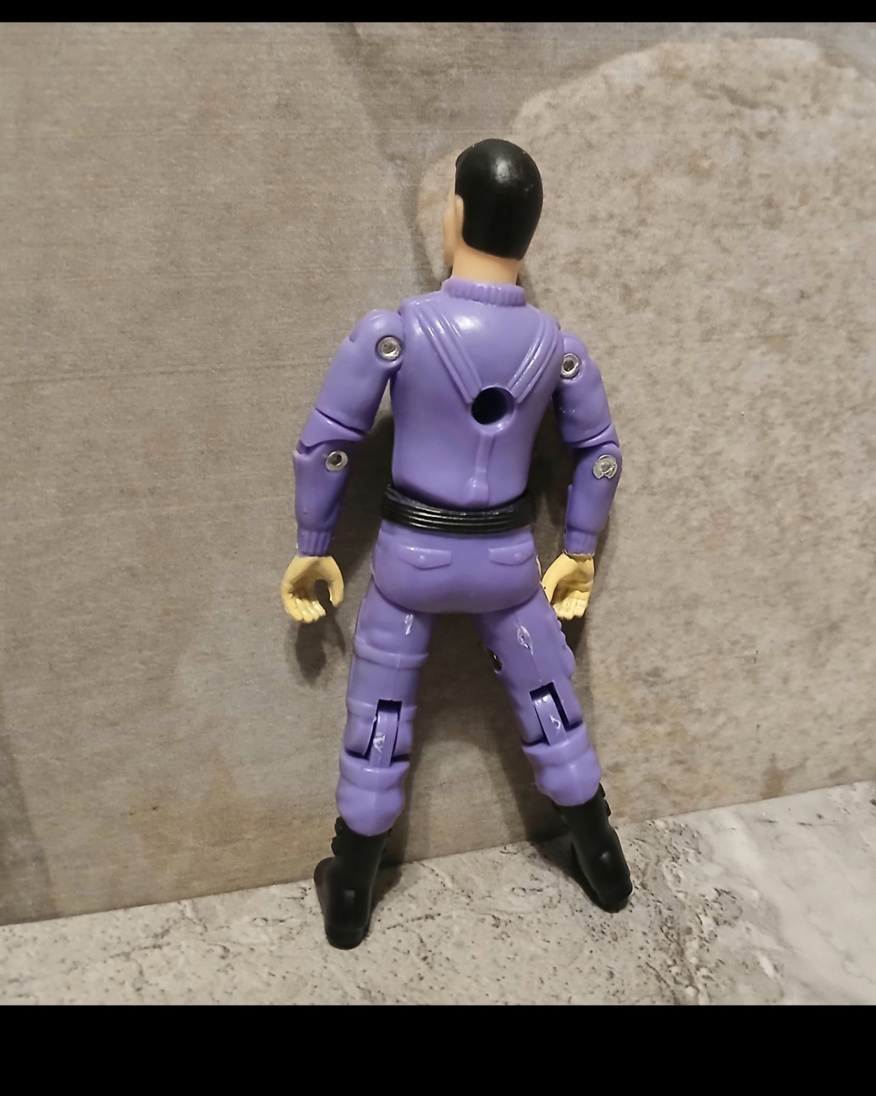 GI Joe Black Major Test Shot Prototype Custom 3.75&Prime; Figure O-ring