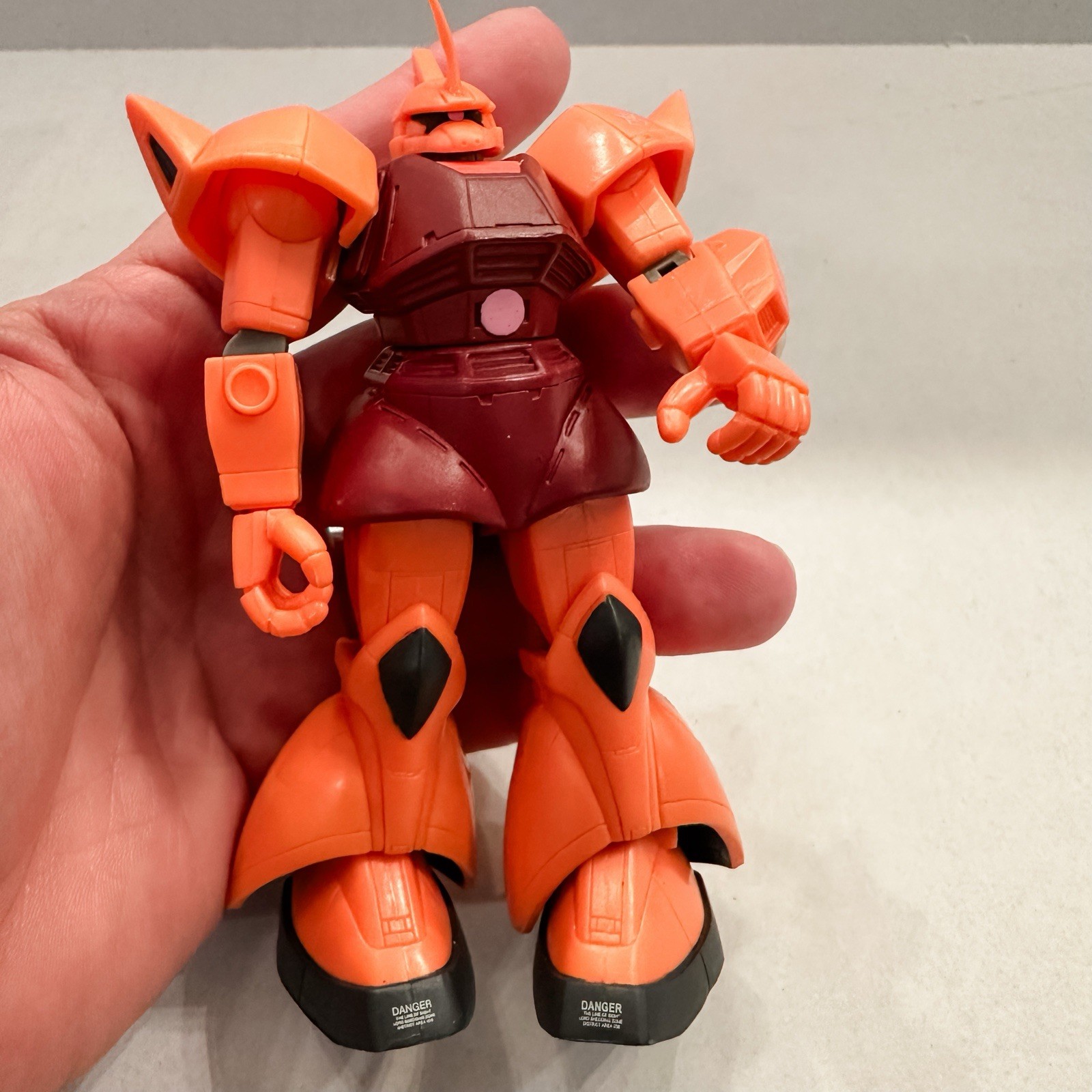 Vintage Mobile Suit Gundam MS-09 DOM 4” Figure Bandai & MS-14S Char’s Gelgoog