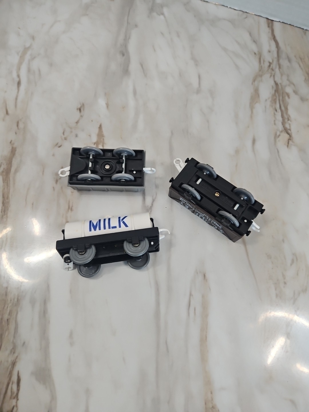 Thomas & Friends Trackmaster Cargo Lot Milk Car Plus 2 Others