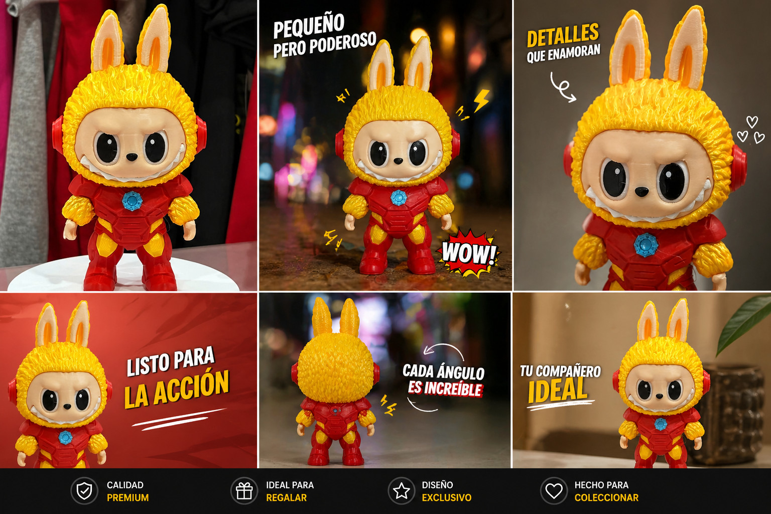 Cute Bunny Superhero 3d print