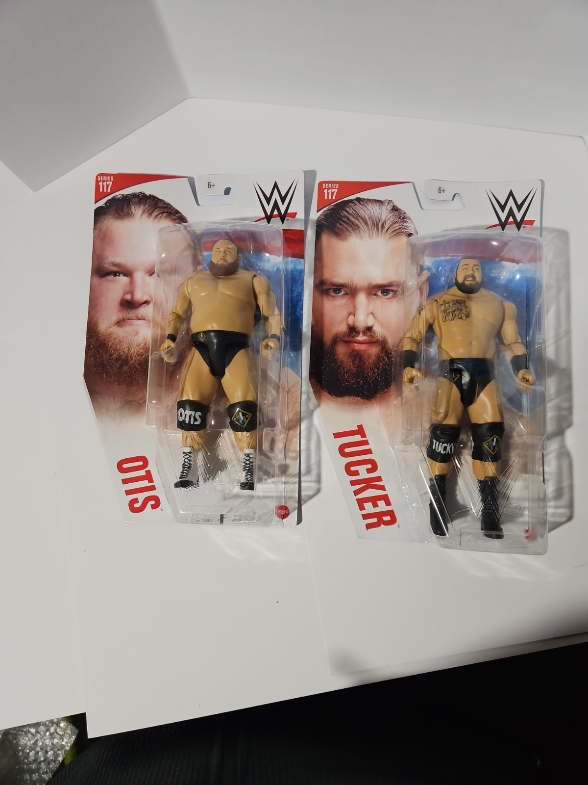 WWE Series 117 Otis & Tucker Basic Action Figures – Set of Two New