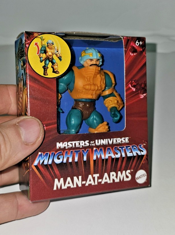 Masters of the Universe Might Masters -MAN-AT-ARMS- OVP Mattel Ships in Box