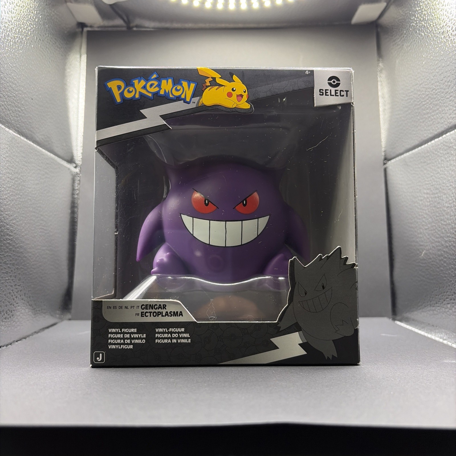 Jazwares Pokemon Select Series 14 Gengar Ectoplasma 4&Prime; Vinyl Figure New Sealed