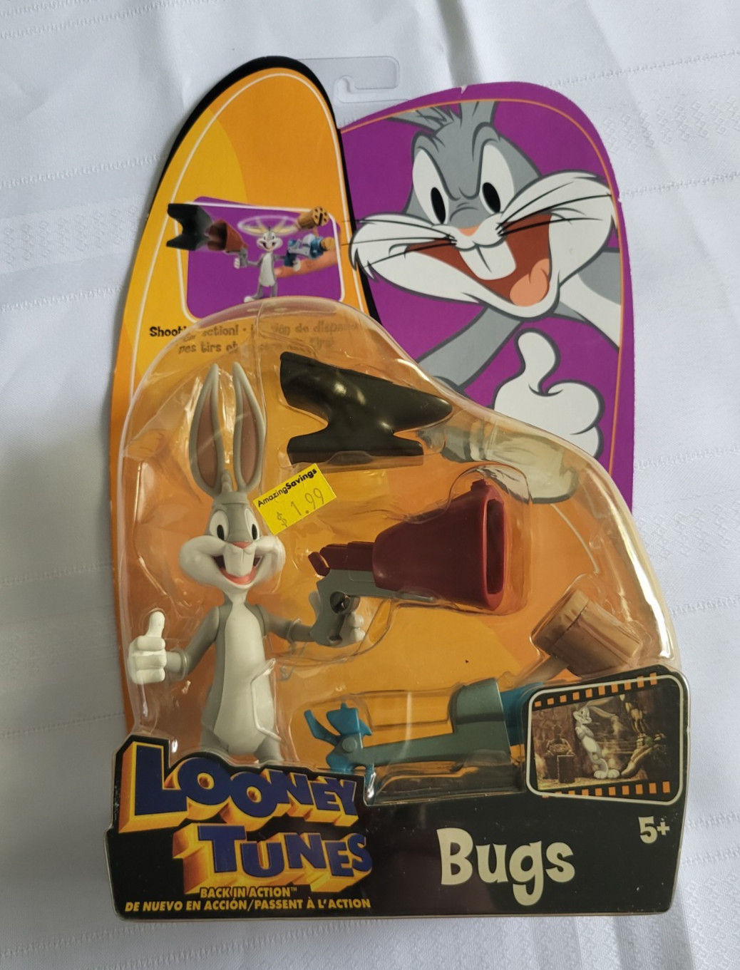 Mattel 2003 Looney Tunes Back in Action Bugs Bugs Bunny Action Figure NEW