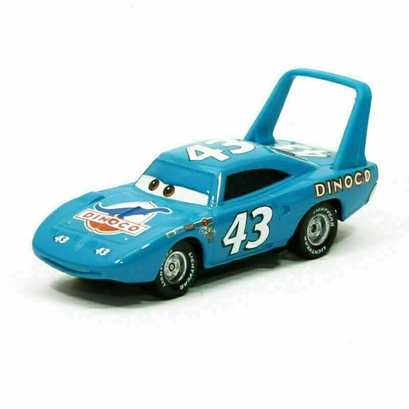 3-Cars Disney Pixar Car 1 King & Lightning McQueen & Chick Hicks Model Car Toys