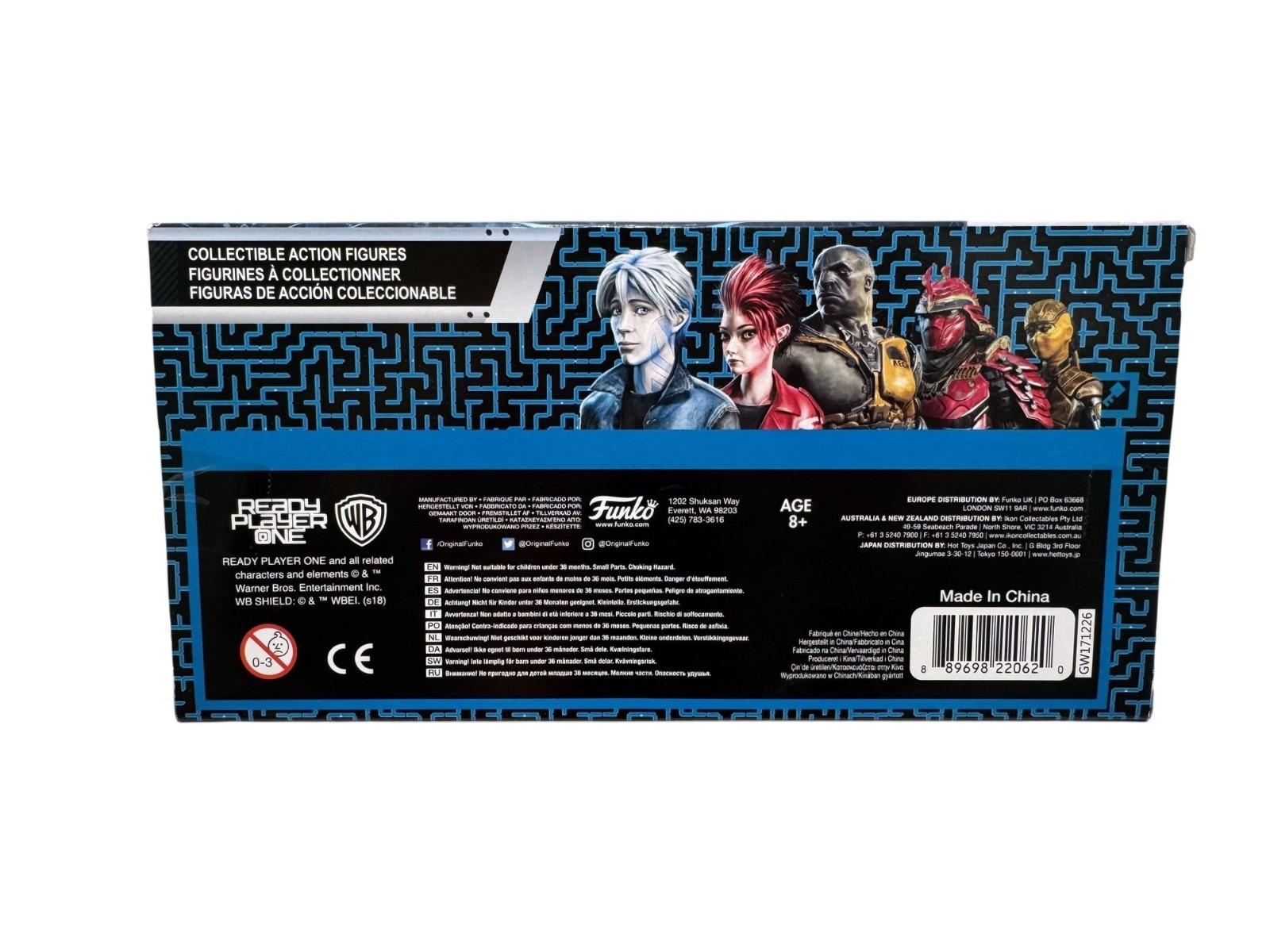 Funko Ready Player One Action Figure Set Parzival Artemis Aech I-Rok