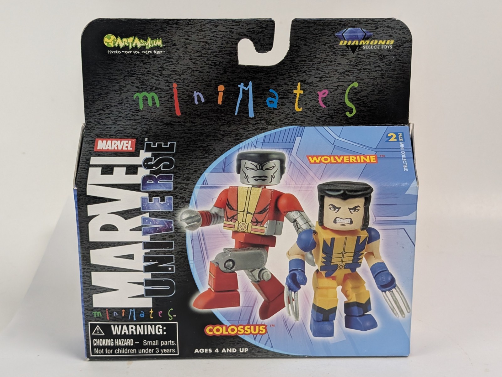 Colossus and Wolverine Minimates 2 Pack MIB-X-Men Marvel Universe Sealed