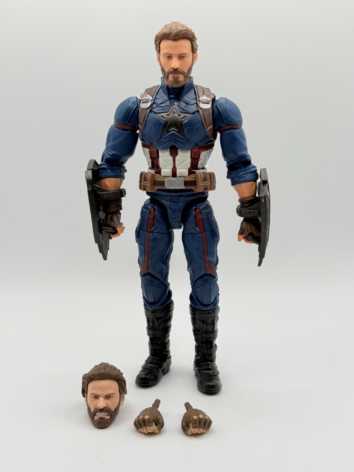 CAPTAIN AMERICA 6&Prime; Marvel Legends MCU Infinity Saga COMPLETE Walmart Exclusive