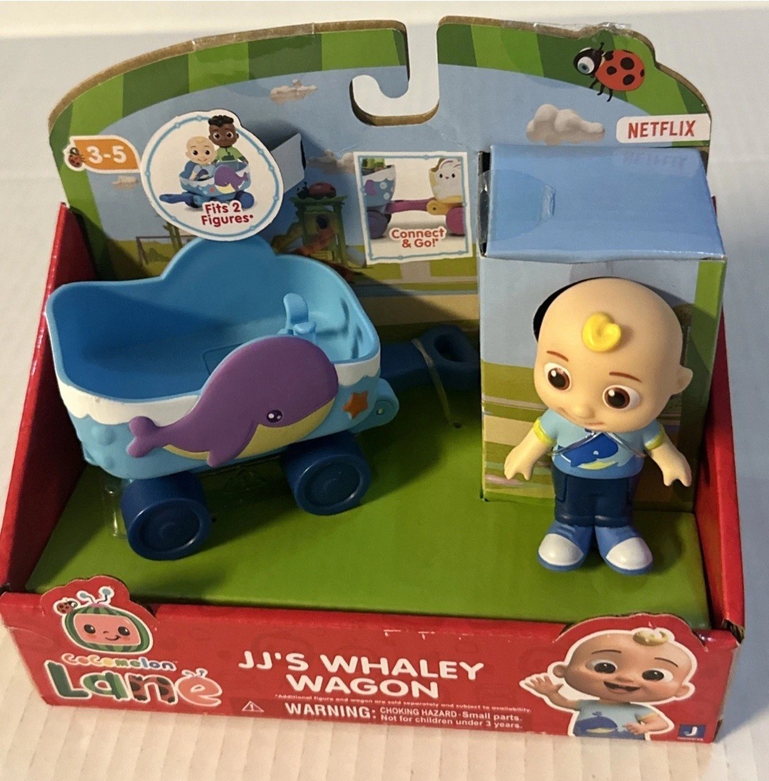 CoComelon Lane JJ’S Whaley Wagon Toy Set Netflix Preschool New