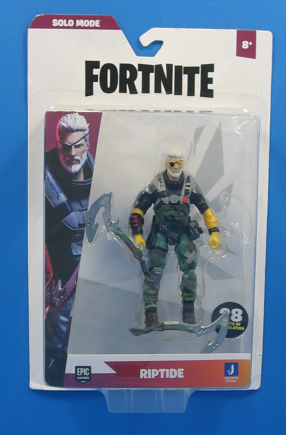 Fortnite Riptide 4&Prime; Action Figure 2021 MIP Epic Video Games Jazwares Toys MOC