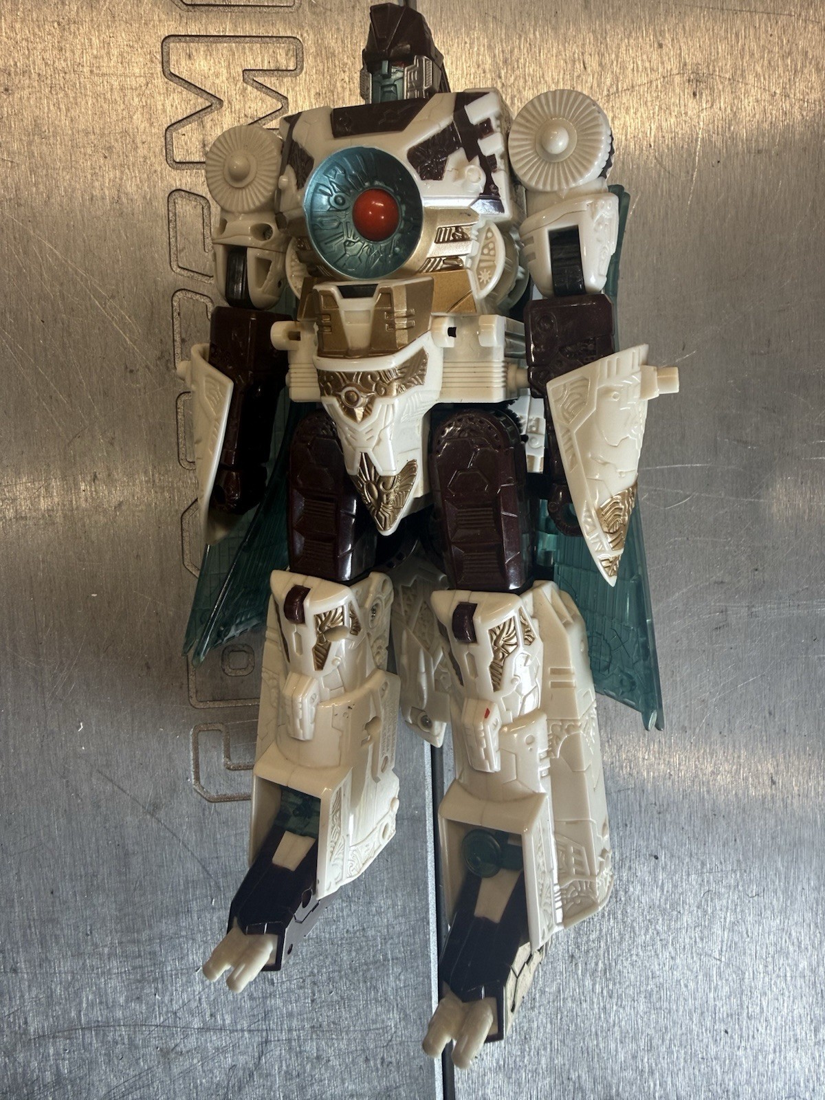 Transformers Cybertron Voyager Class Vector Prime Action Figure Incomplete