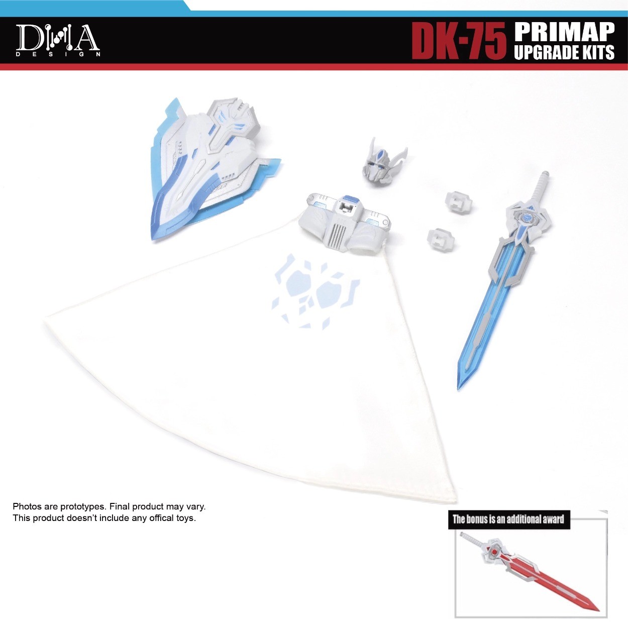DNA DK-75/75W/75Y Upgrade Kit For Age of the Primes Prima Prime Accessories