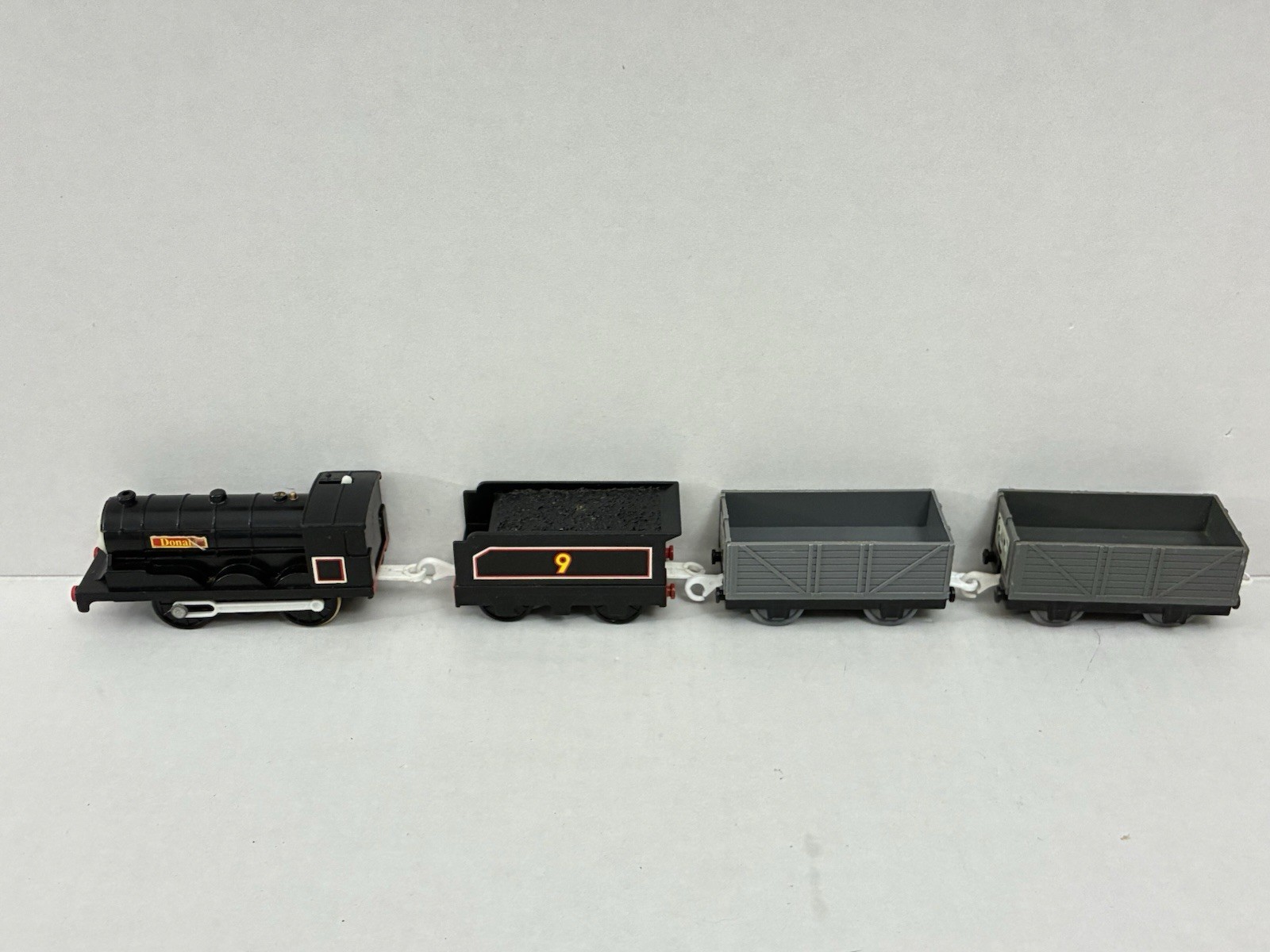 Tomy Thomas Plarail Donald with Tender and Troublesome Trucks